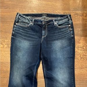 Silver womens jean size 16, Suki bootcut